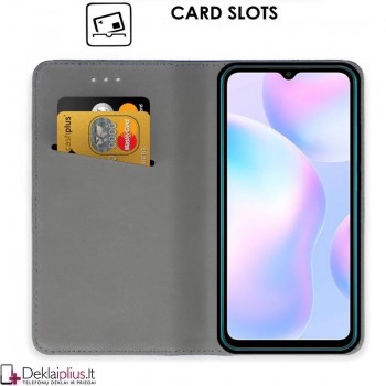 Telone smart magnet atverčiamas dėklas - auksinės spalvos (Xiaomi Redmi 9A) Telone smart magnet atverčiamas dėklas - auksinės spalvos (Xiaomi Redmi 9A)